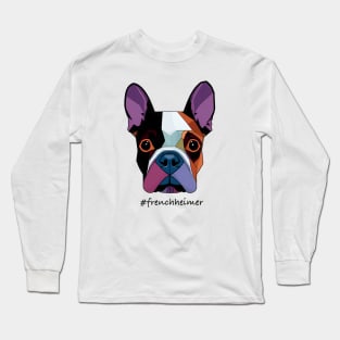 Cute colorful French bulldog Long Sleeve T-Shirt